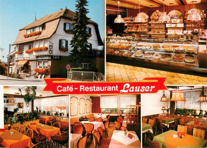 Dobel Schwarzwald Kur Cafe Restaurant Lauser Gastraeume Kuchentheke