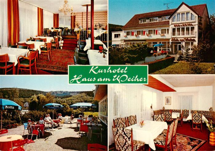 Bad Bodendorf Sinzig Kurhotel Haus am Weiher Gastraeume Freiterrasse