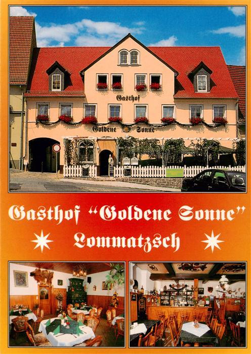 Lommatzsch Gasthof Goldene Sonne Gastraum Bar