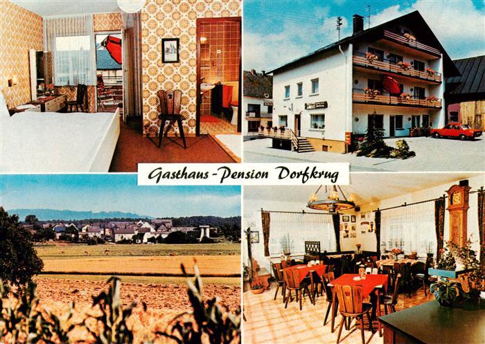Maitzborn Gasthaus Pension Dorfkrug Gaststube Zimmer Panorama