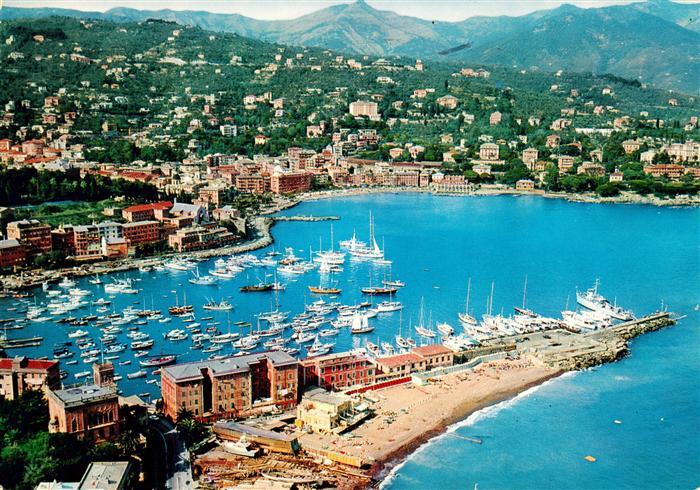 Santa Margherita Ligure IT Golfo del Tigullio Panorama aereo del porticciolo