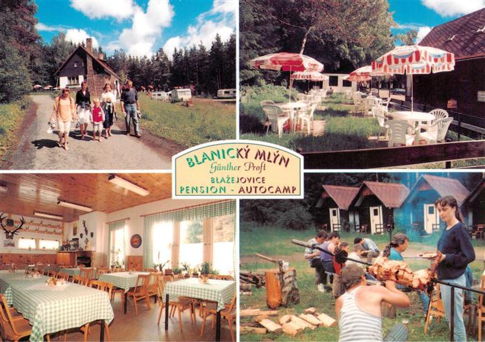 Blazejovice Prachatice Prachatitz CZ Blanicky Mlyn Pension Autocamp Restaurant G