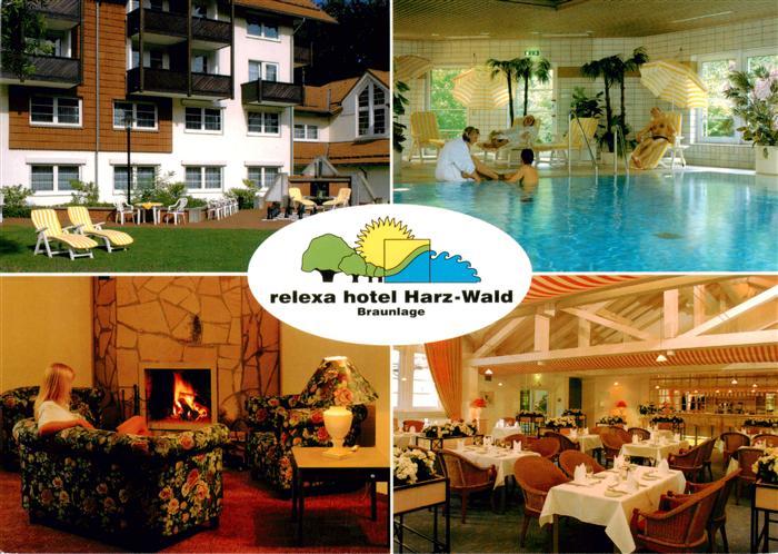 Braunlage Harz Relaxa Hotel Harz Wald Hallenbad Kaminzimmer Speisesaal