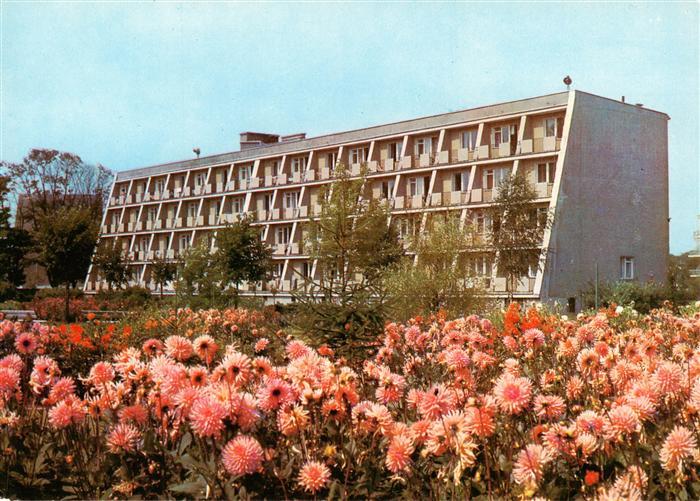 Kolobrzeg Kolberg Ostseebad PL Sanatorium Blumenbeet