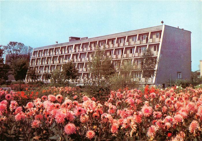 Kolobrzeg Kolberg Ostseebad PL Sanatorium Blumenbeet