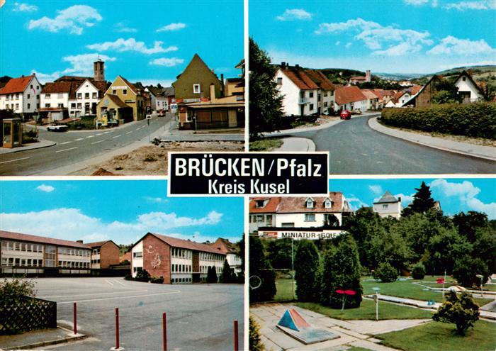 Bruecken Pfalz Kusel Teilansichten Ortszentrum Minigolf