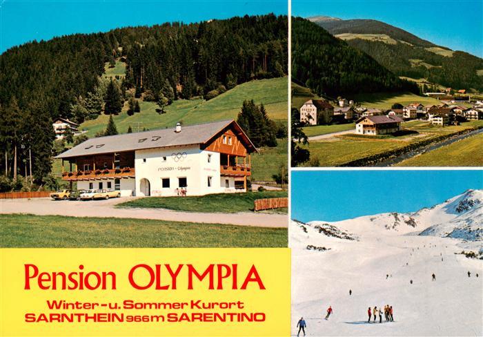 Sarnthein 966m Sarentino Bozen IT Pension Olympia Winter- und Sommerkurort
