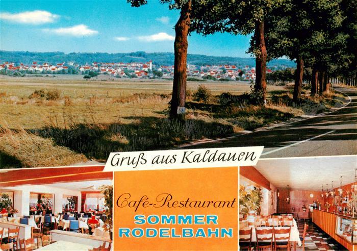 Kaldauen Panorama Sommer Rodelbahn Cafe Restaurant Gastraeume