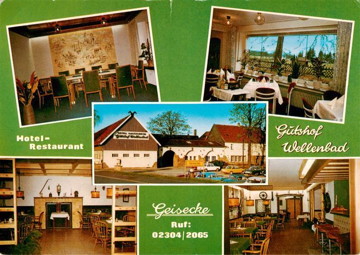 Geisecke Hotel Restaurant Gutshof Wellenbad Gastraeume