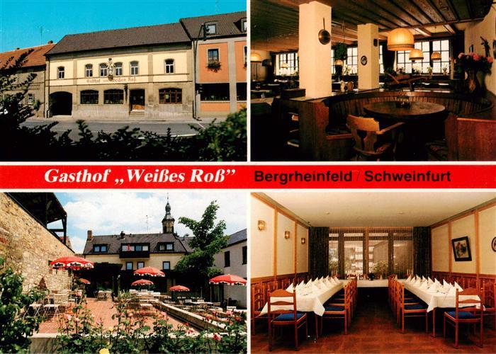 Bergrheinfeld Gasthof Weisses Ross Gastraeume Terrasse