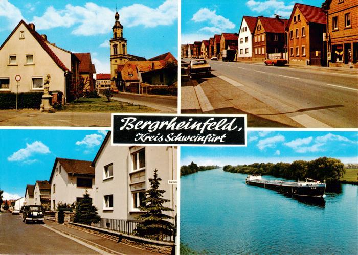 Bergrheinfeld Kirche Strassenpartien Frachter