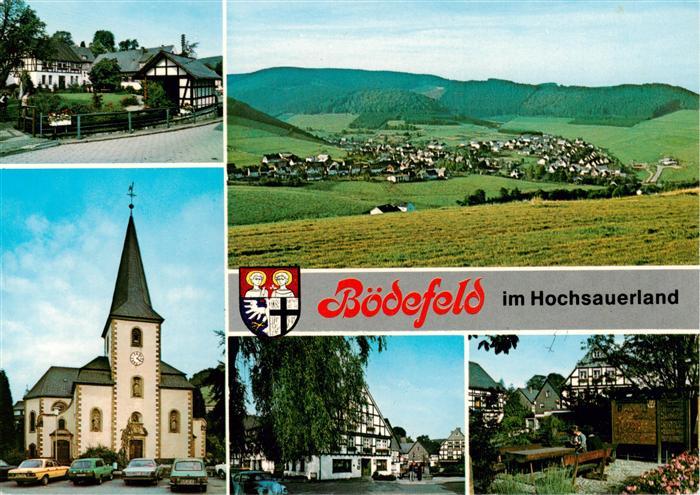 Boedefeld Panorama Kirche Ortsansichten