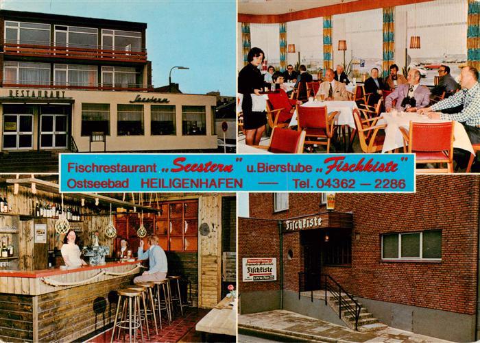 Heiligenhafen Ostseebad Fischrestaurant Seestern und Bierstube Fischkiste Bar Ga