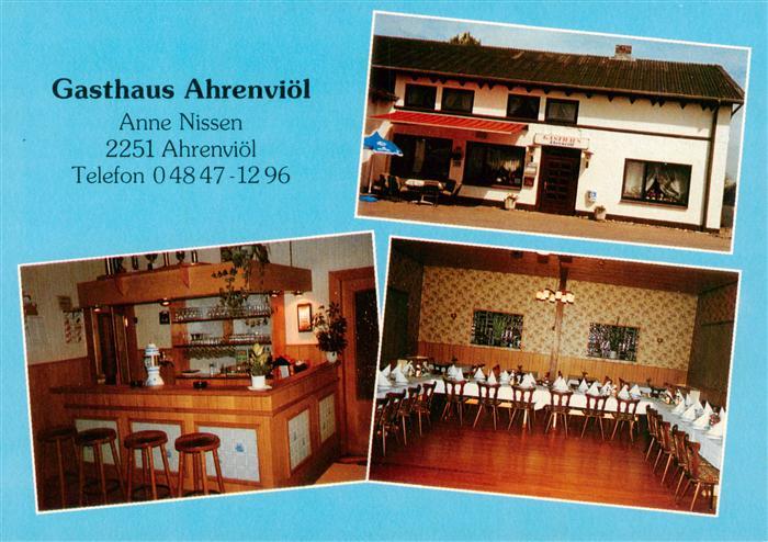Ahrenvioel Gasthaus Ahrenvioel Bar Gastraum