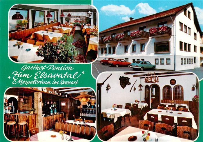 Mespelbrunn Gasthof Pension Zum Elsatal Gastraeume Bar