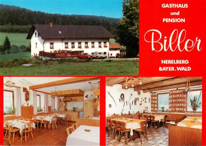 Nebelberg Langdorf Gasthaus Pension Biller Gastraeume