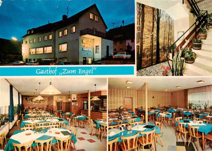 Rechtenbach Spessart Gasthof Zum Engel Gastraeume Treppe