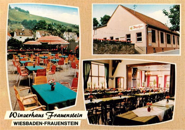 Frauenstein  Wiesbaden Winzerhaus Frauenstein Restaurant Freiterrasse