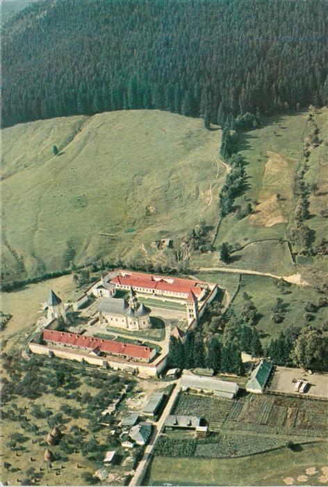 Romania Manastirea Putna Fliegeraufnahme