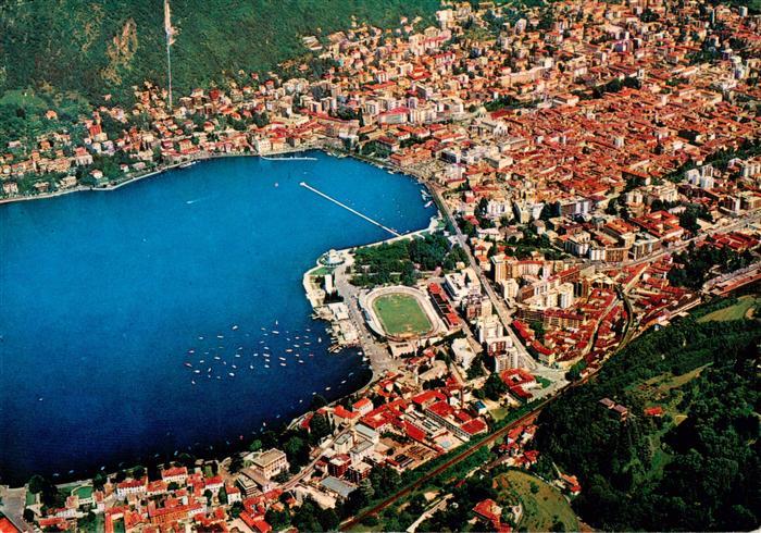 Como  Lago di Como Fliegeraufnahme