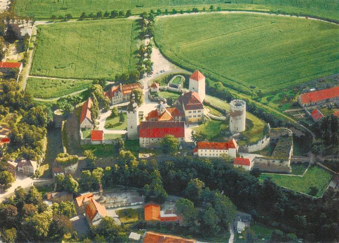 Querfurt Sachsen-Anhalt Burg Querfurt Fliegeraufnahme