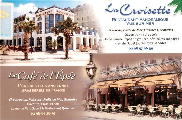 Benodet 29 Finistere La Croisette Restaurant Panoramique Vue sur Mer