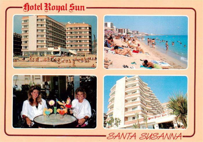 Santa Susana Santa Susanna Cataluna ES Hotel Royal Sun Gastraum Strandpartie