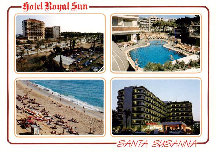 Santa Susanna Cataluna ES Hotel Royal Sun Schwimmbad Strand