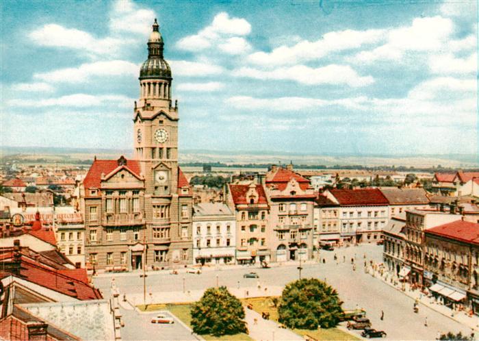Prostejov Prossnitz CZ Rodiste basnika Jiriho Wolkra Namesti 9. kvetna