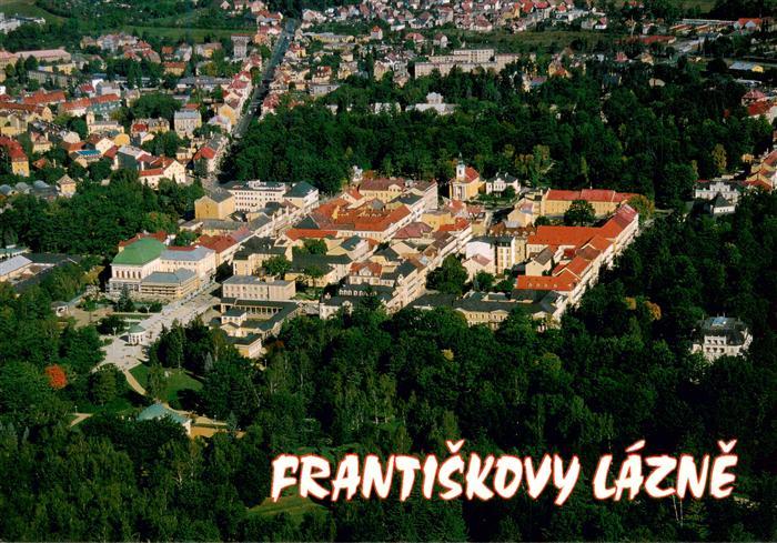 Frantiskovy Lazne Franzensbad Boehmen CZ Fliegeraufnahme