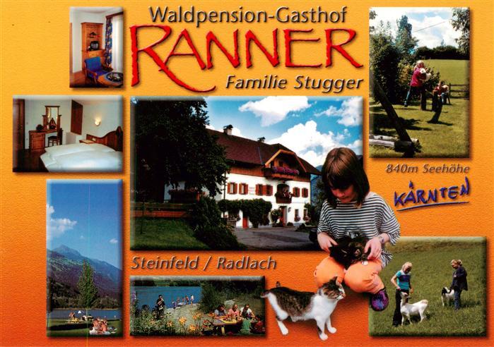 Radlach Steinfeld Drautal Kaernten AT Waldpension Gasthof Ranner Teilansichten