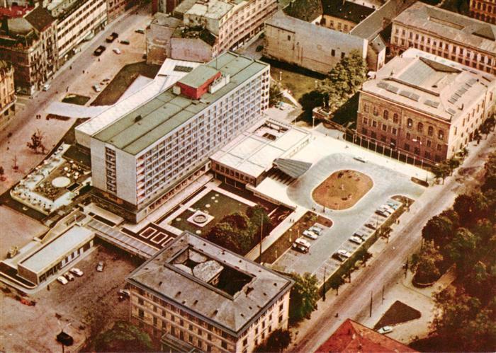 Brno Bruenn CZ Hotel International Fliegeraufnahme