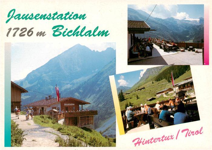 Hintertux Zillertal Jausenstation Bichlalm Terrasse