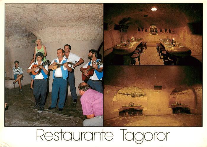 Barranco de Guayadeque Restaurante Tagoror Gastraeume Musiker