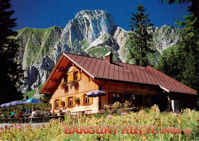 Baad-Mittelberg Kleinwalsertal AT Baergunt Huette