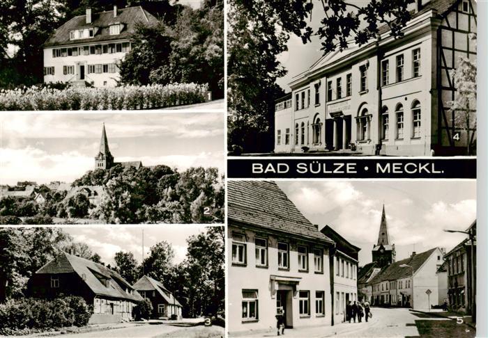 Bad Suelze Sanatorium uebersicht Kirche Salinehaeuser August-Bebel-Strasse