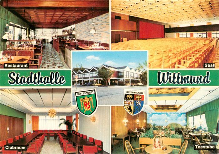 Wittmund Stadthalle Restaurant Saal Clubraum Teestube