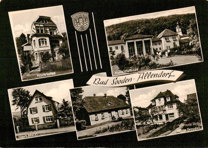 Bad Sooden-Allendorf Haus Luise Kurmittelhaus Haus Marzi Haus Traudel