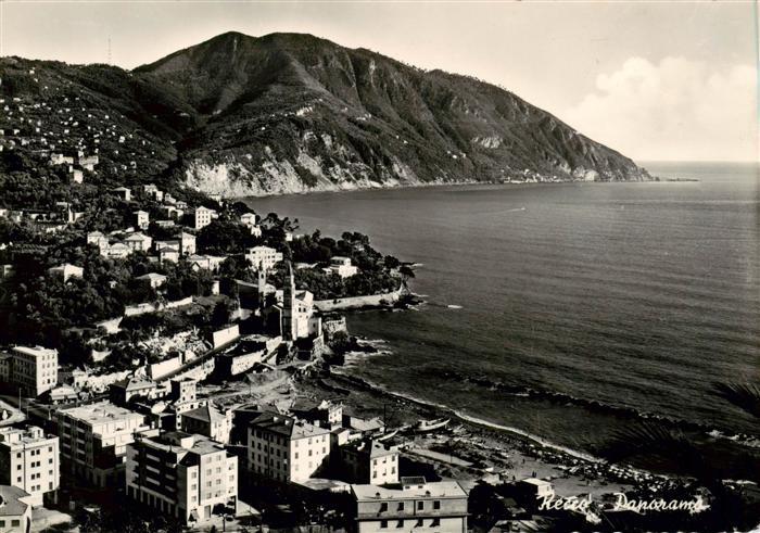 Recco Genova Genua Liguria IT Panorama Kuestenort