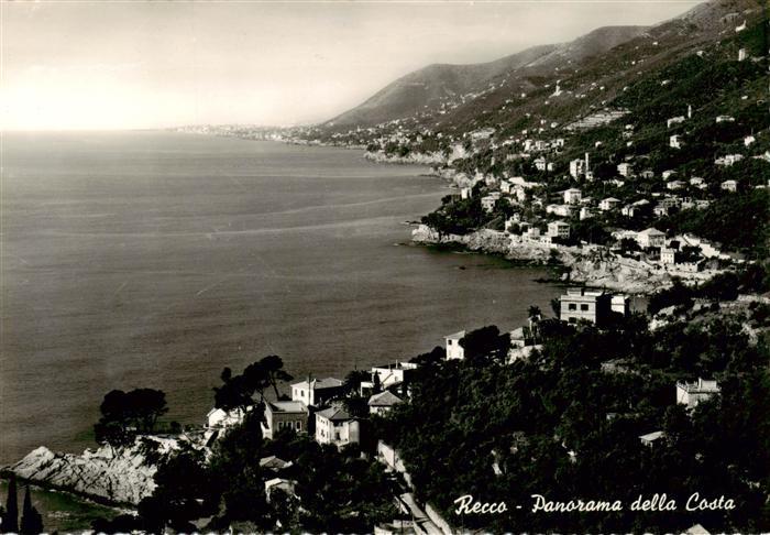 Recco Genova Genua Liguria IT Panorama Kuestenort