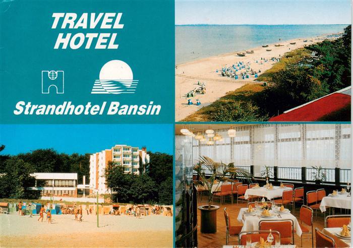 Bansin Ostseebad Travel Hotel Strandhotel Restaurant Strand