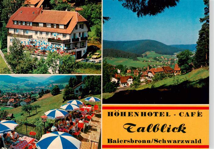 Baiersbronn Schwarzwald Hoehenhotel Cafe Talblick Panorama Terrasse