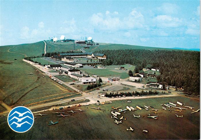 Wasserkuppe Rhoen Fliegeraufnahme