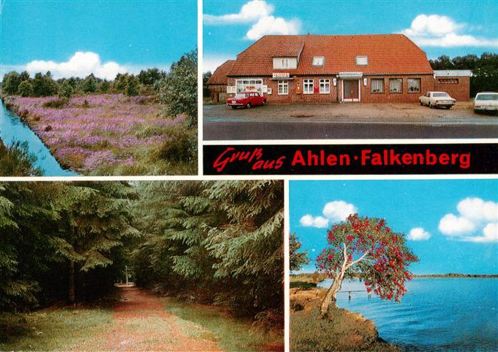 Ahlen-Falkenberg Gasthaus Moorquelle Heidelandschaft Waldweg Seepartie