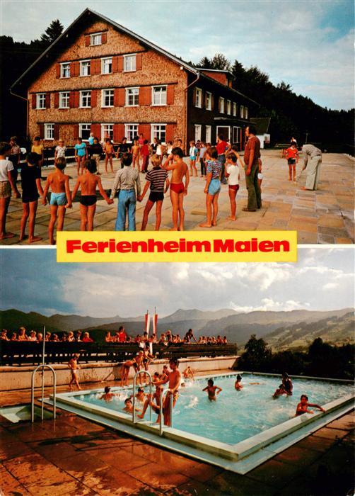 Schwarzenberg Vorarlberg Ferienheim Maien Schwimmbad