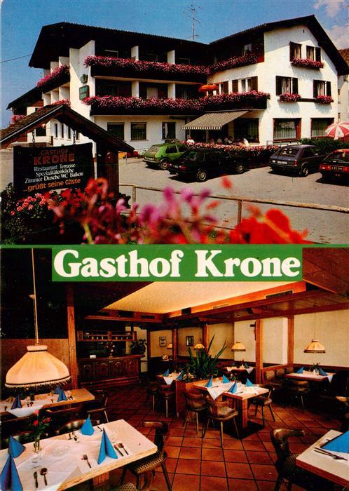 uebersaxen Gasthof Krone Gastraum