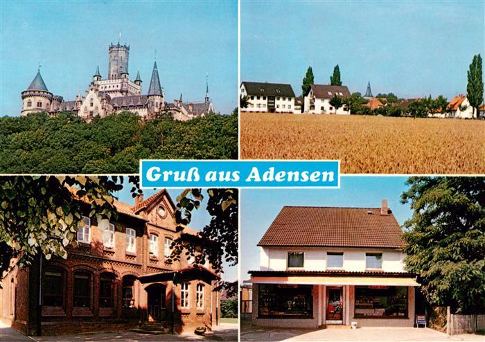 Adensen Ortsansichten Ladengeschaeft Schloss