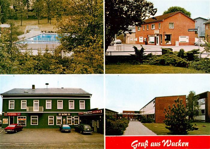 Wacken Schwimmbad SPAR Geschaeft Schule