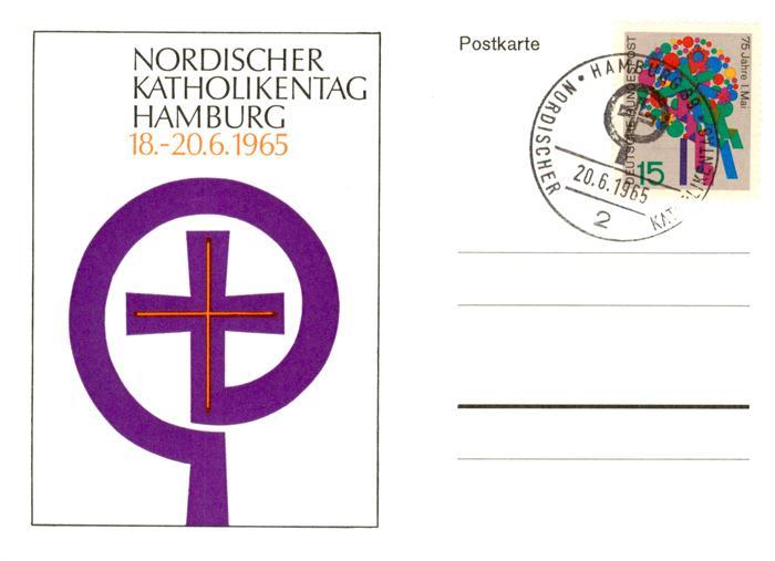 HAMBURG  CITY Nordischer Katholikentag Signet