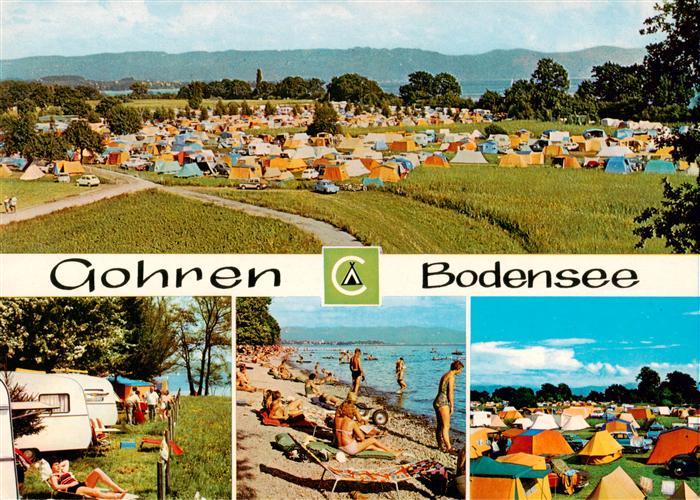 Gohren Kressbronn Campingplatz Strandpartien